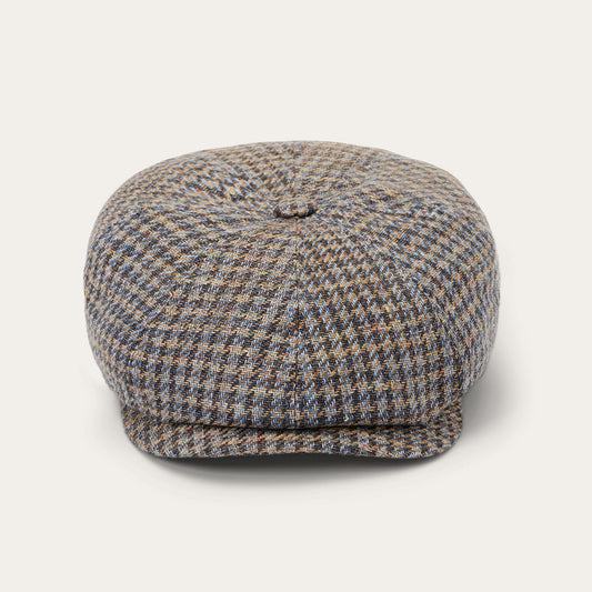Linen/Cotton Houndstooth Hatteras Multicolor Houndstooth - Stetson