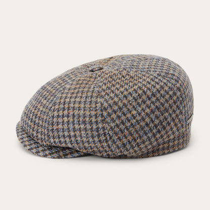 Linen/Cotton Houndstooth Hatteras Multicolor Houndstooth - Stetson