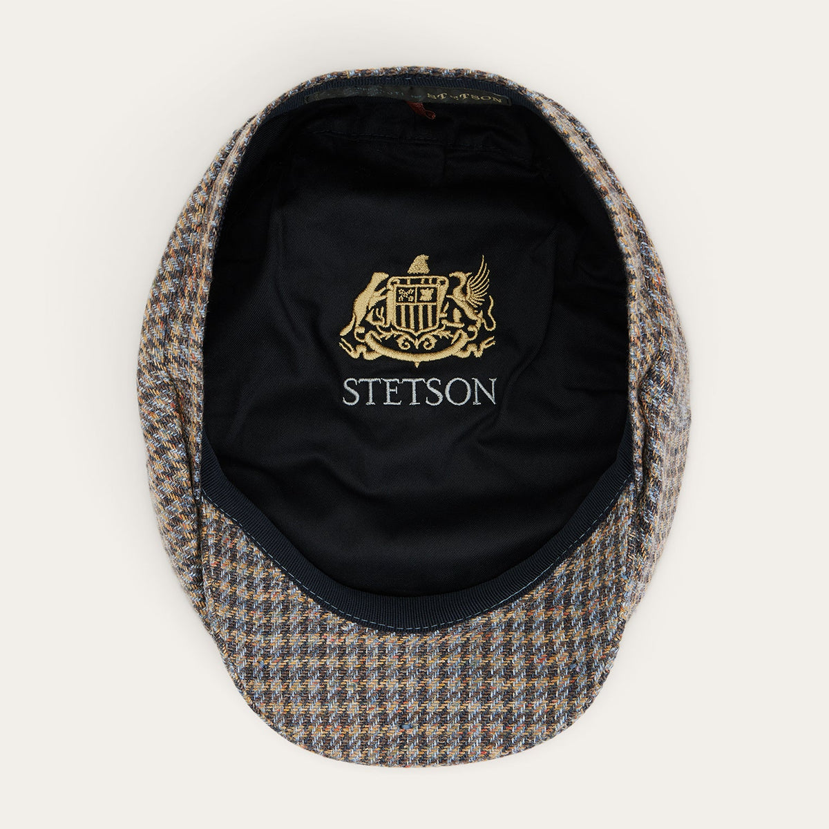 Linen/Cotton Houndstooth Hatteras Multicolor Houndstooth - Stetson