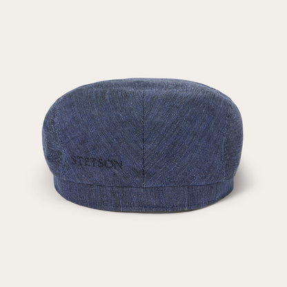 Linen Driver Cap Blue - Stetson