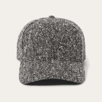Donegal Wool Baseball Cap Anthracite Donegal - Stetson