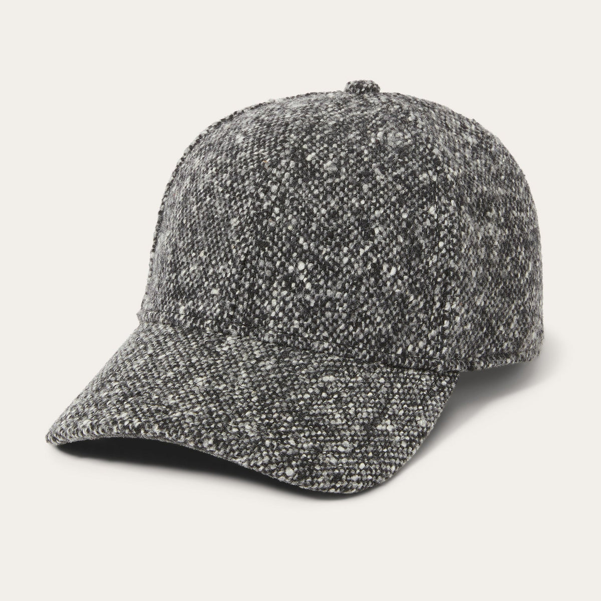 Donegal Wool Baseball Cap Anthracite Donegal - Stetson