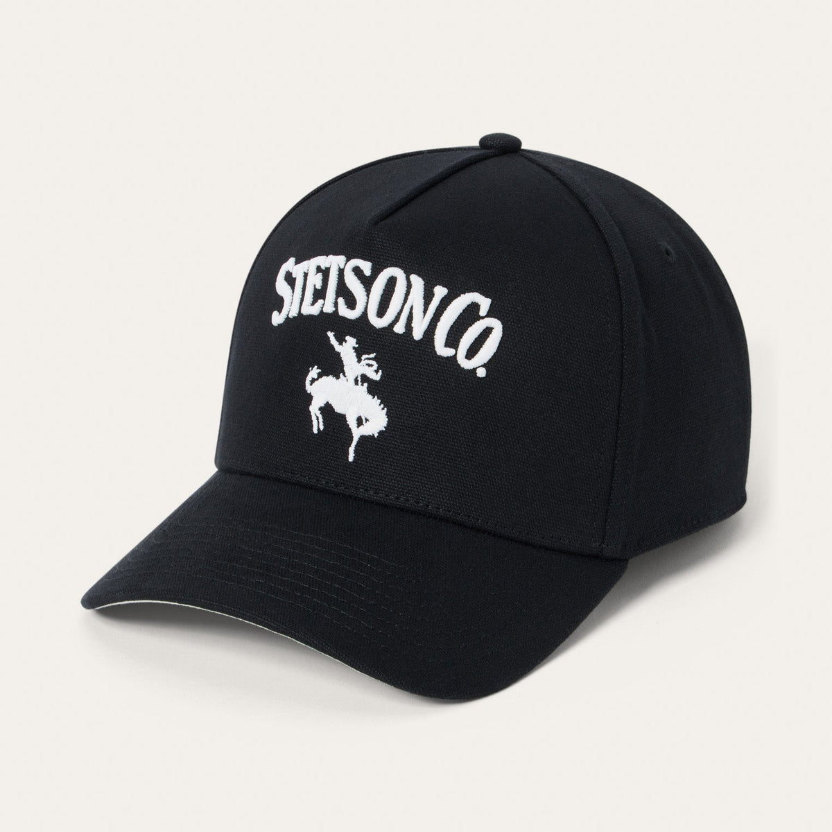Canvas Rider Trucker Hat Black - Stetson