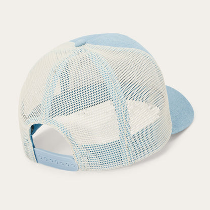 Denim Plaque Trucker Hat Blue - Stetson