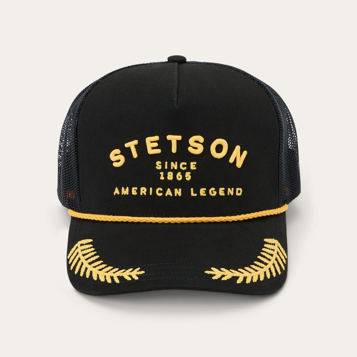 Captain Trucker Cap Black - Stetson