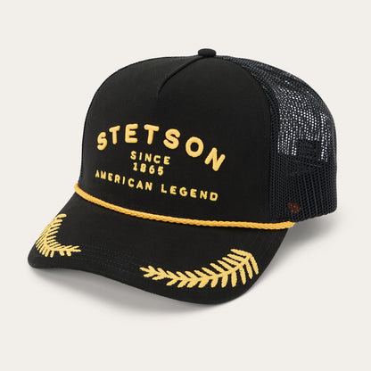 Captain Trucker Cap Black - Stetson