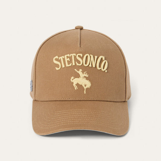 Canvas Rider Trucker Hat Tan - Stetson