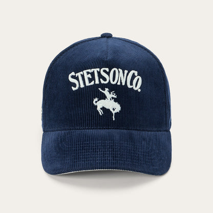 Corduroy Stetson Co. Baseball Hat Navy - Stetson