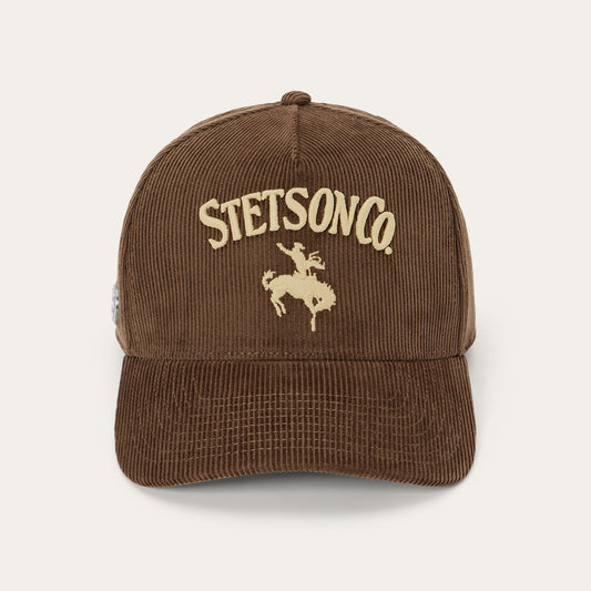 Corduroy Stetson Co. Baseball Hat Chocolate - Stetson
