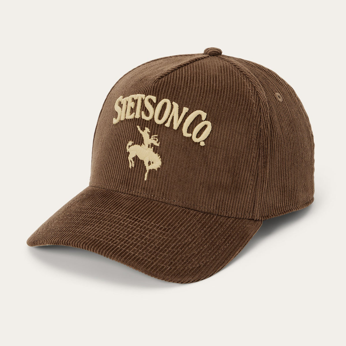 Corduroy Stetson Co. Baseball Hat Chocolate - Stetson