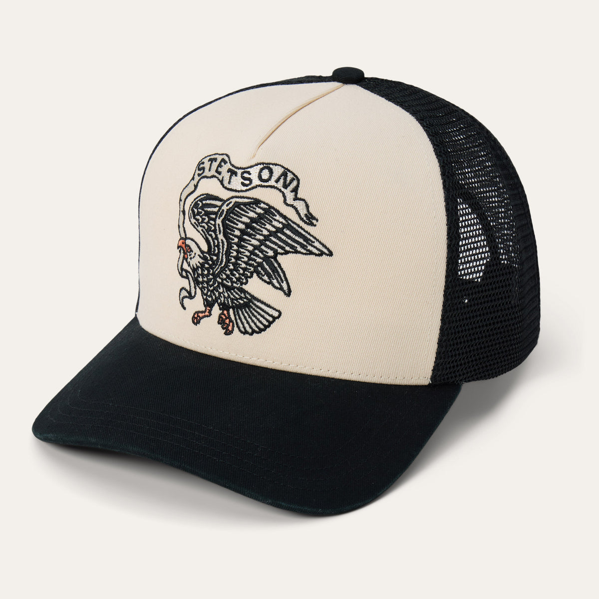 Eagle Trucker Hat Black - Stetson