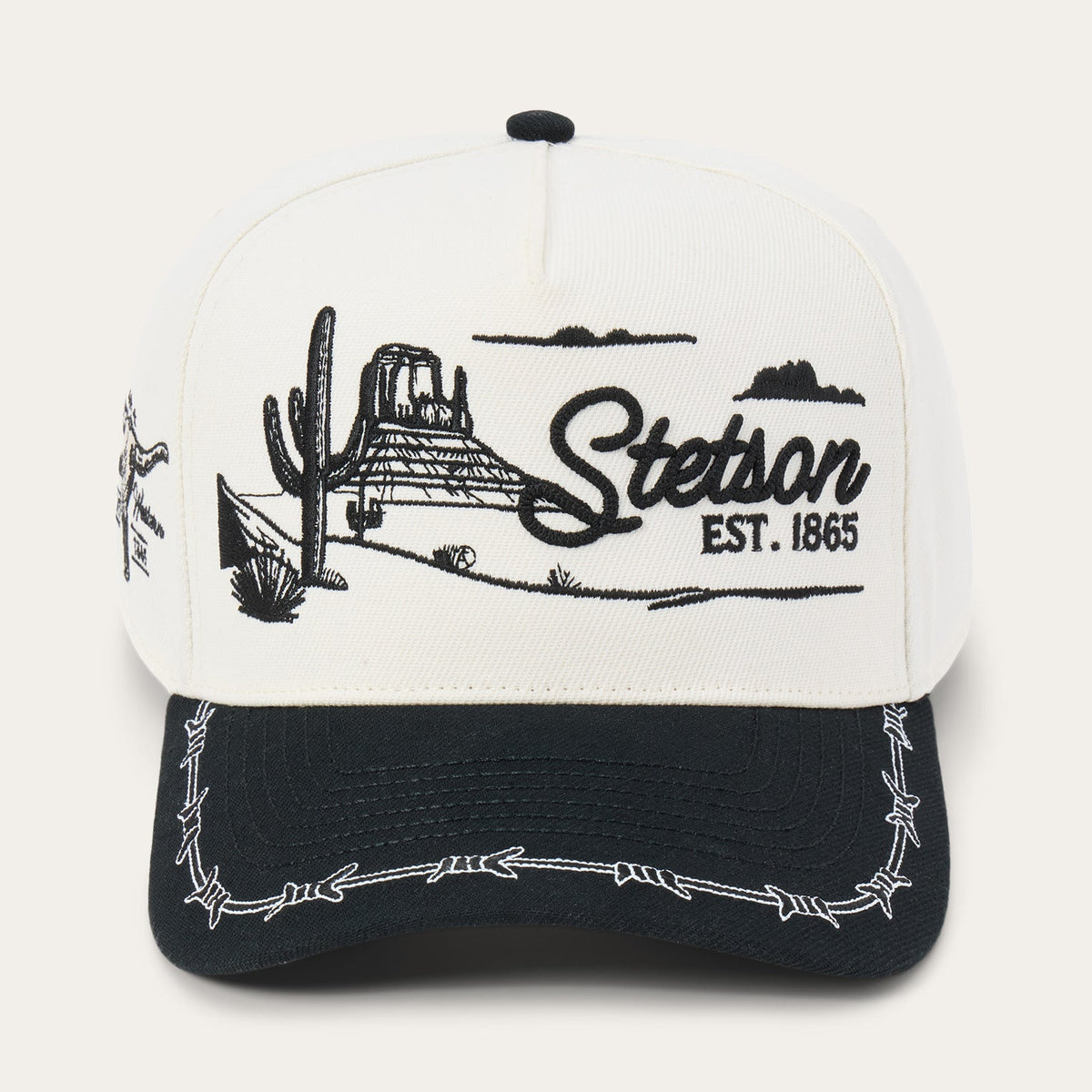 Landscape Trucker Hat Off White / Black - Stetson