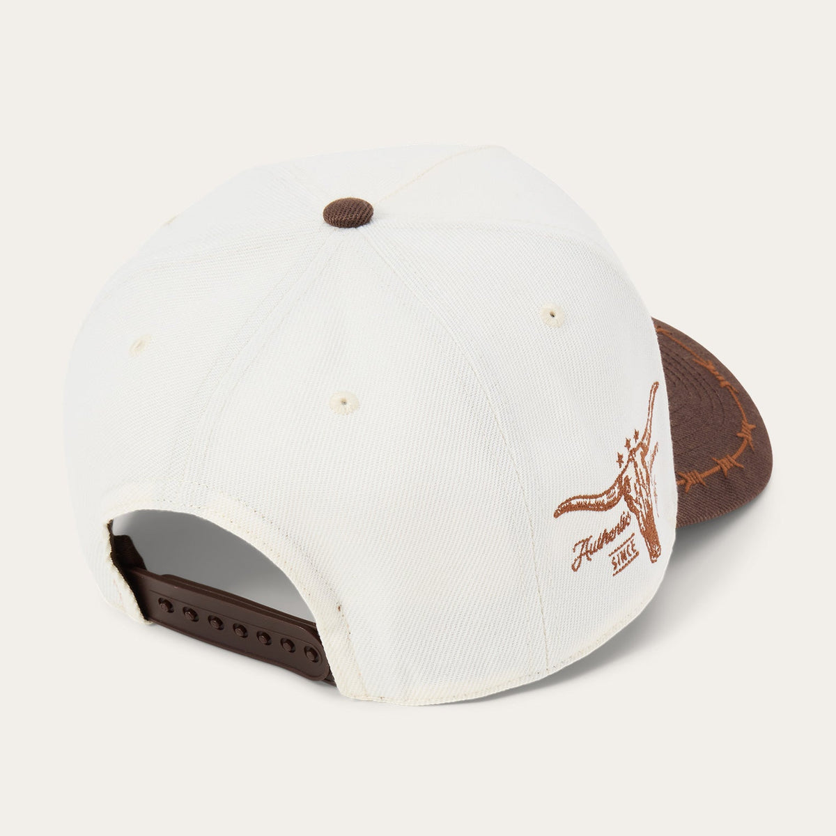 Landscape Trucker Hat Off White / Brown - Stetson