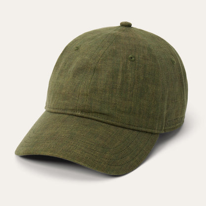 Linen Baseball Cap Olive - Stetson