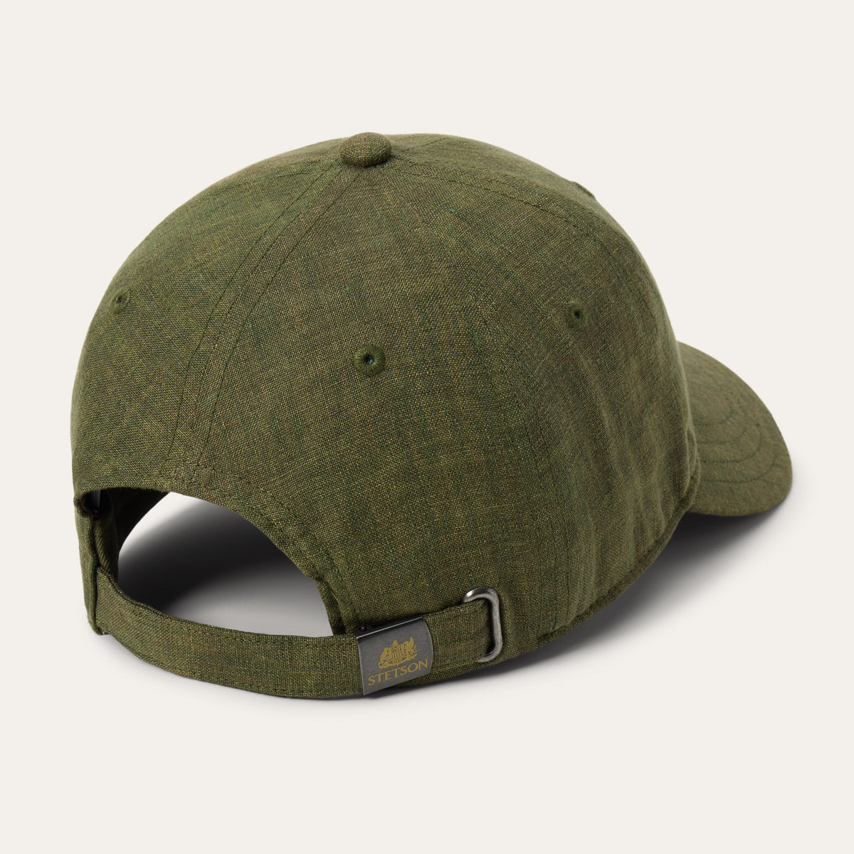 Linen Baseball Cap Olive - Stetson