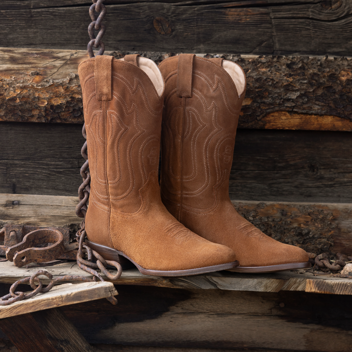 James Boots Tan Suede - Stetson