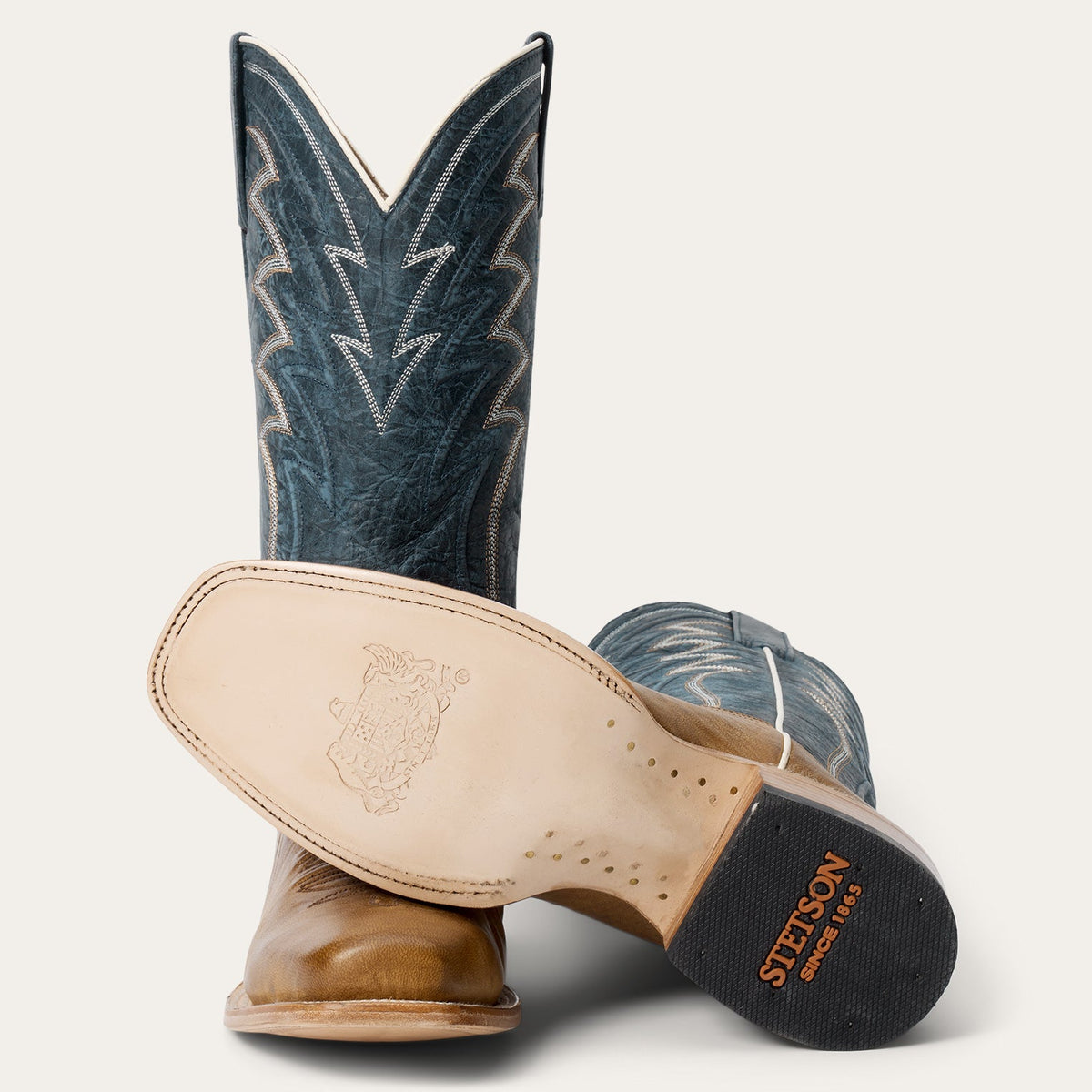 Beau Boots Brown/Blue - Stetson
