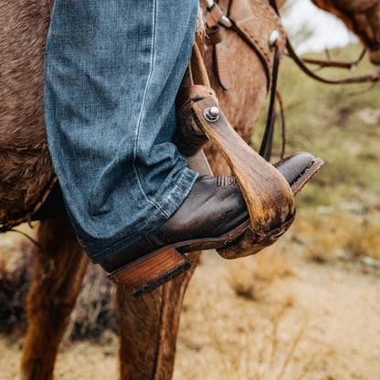 Carlisle Western Boots Distressed Brown - Stetson