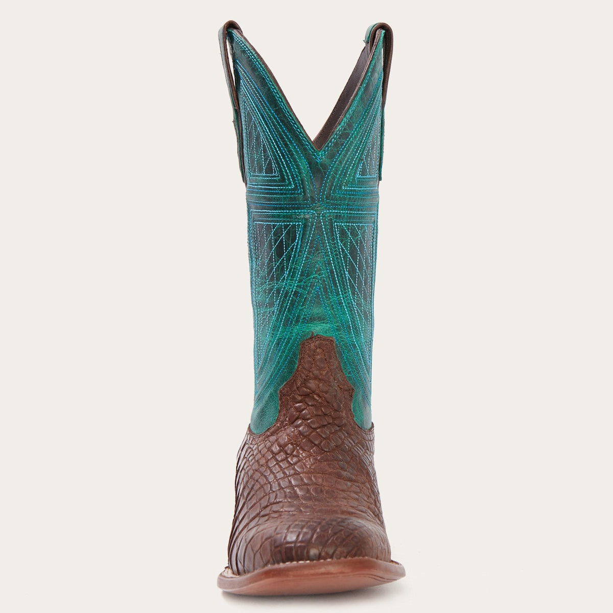 Big Horn Tobacco Alligator Cowboy Boot Brown - Stetson