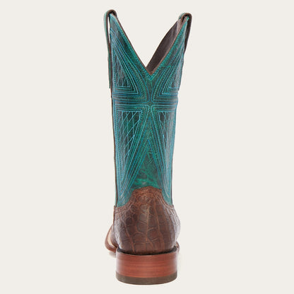 Big Horn Tobacco Alligator Cowboy Boot Brown - Stetson