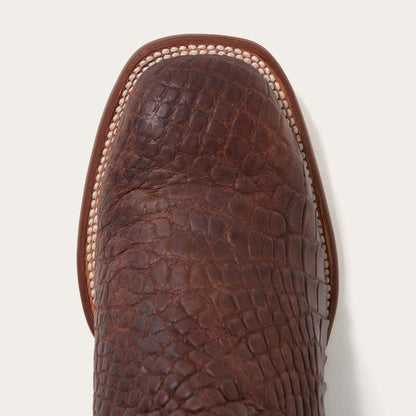 Big Horn Tobacco Alligator Cowboy Boot Brown - Stetson
