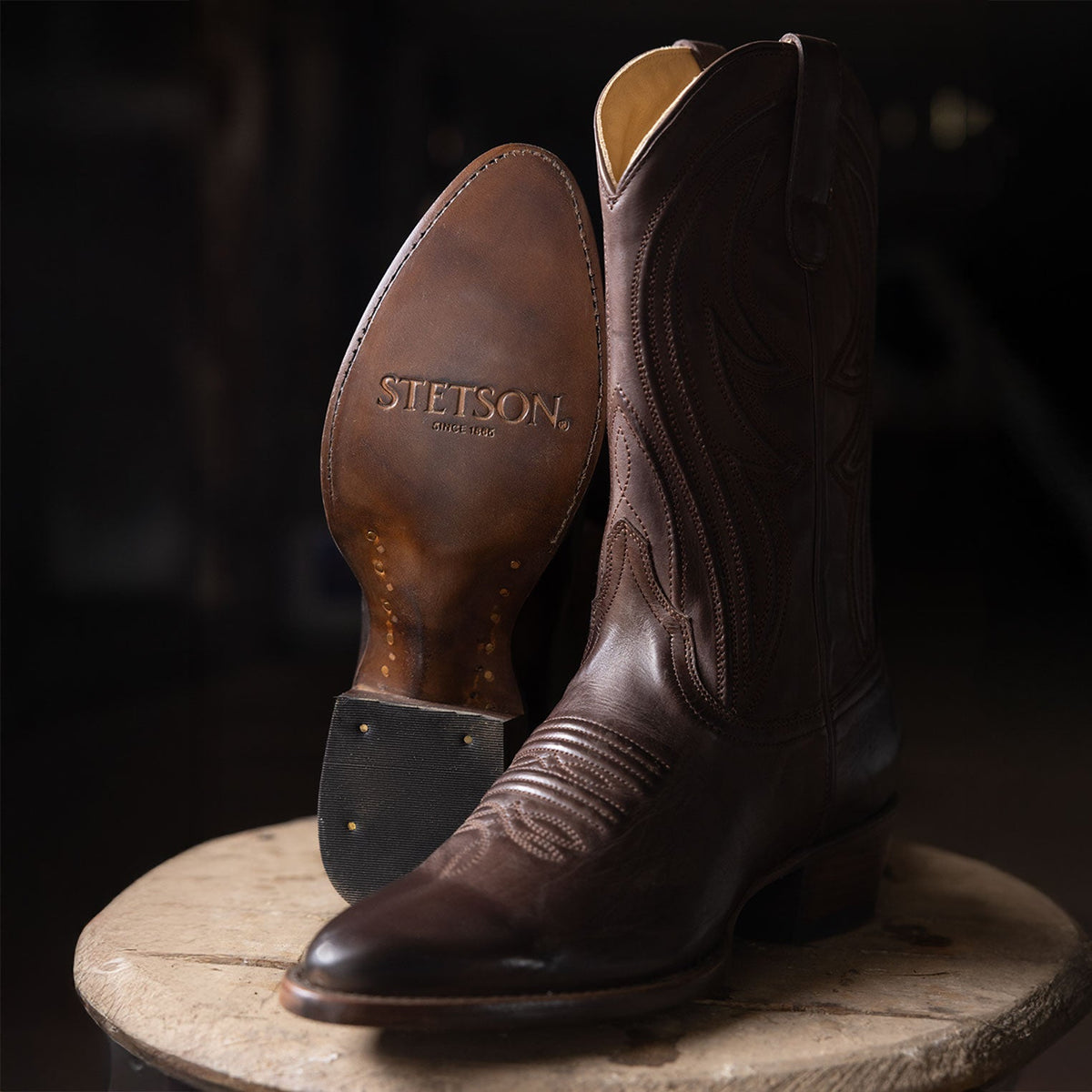Nora Boots Chocolate - Stetson