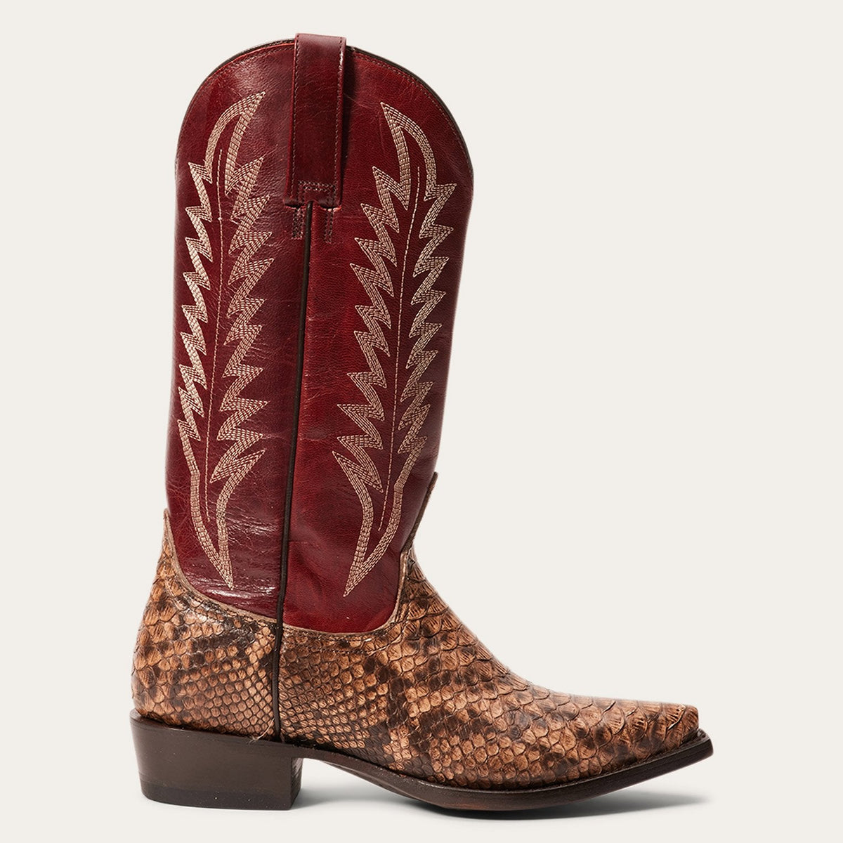 Ember Python Snip Toe Boot Red - Stetson