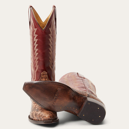 Ember Python Snip Toe Boot Red - Stetson