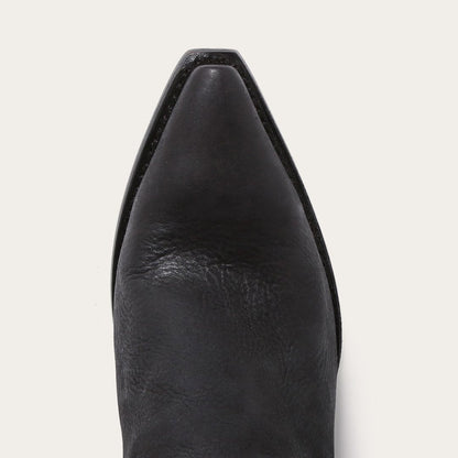 Glam Over-The-Knee Fringe Boot Black Leather - Stetson