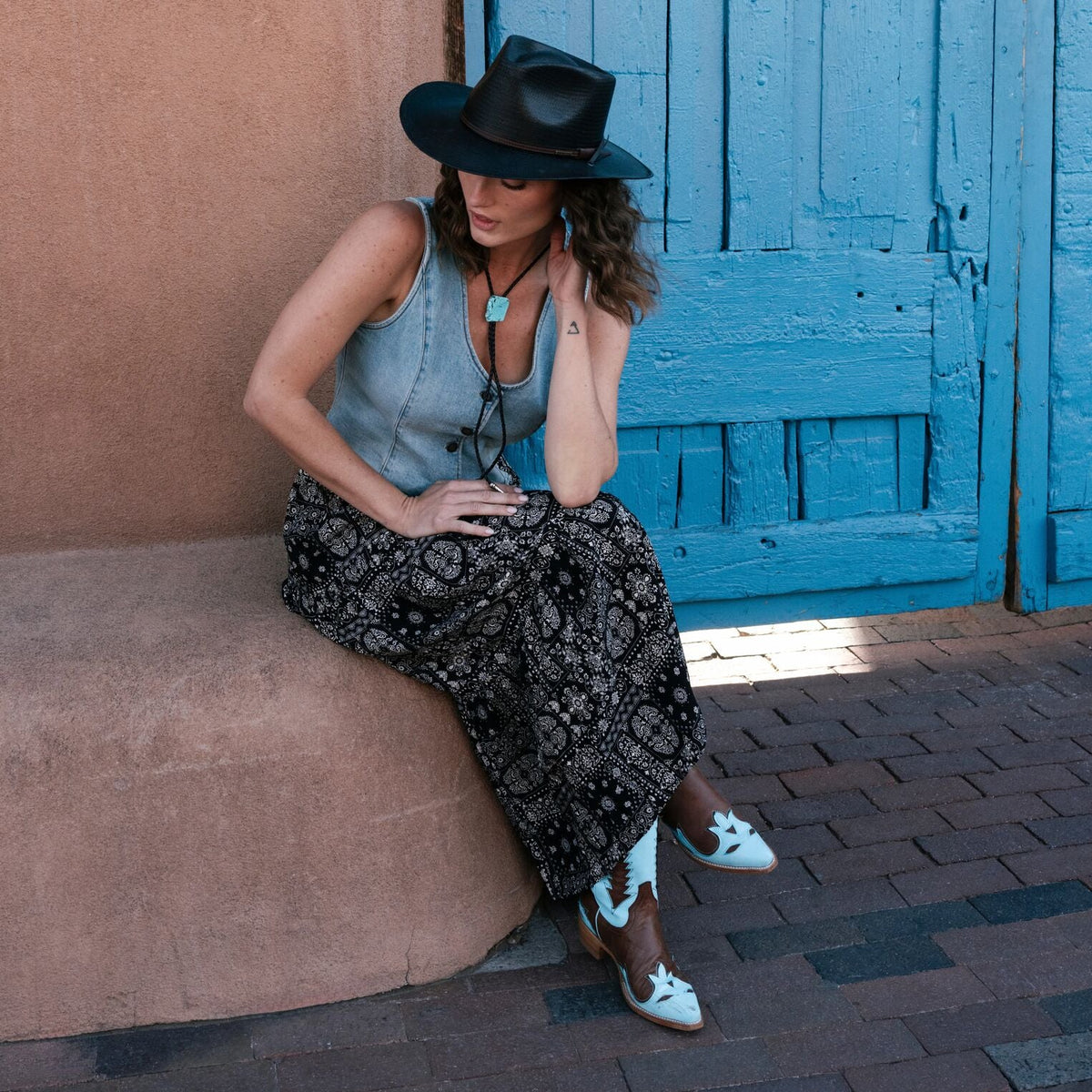 Alix Boots Blue - Stetson