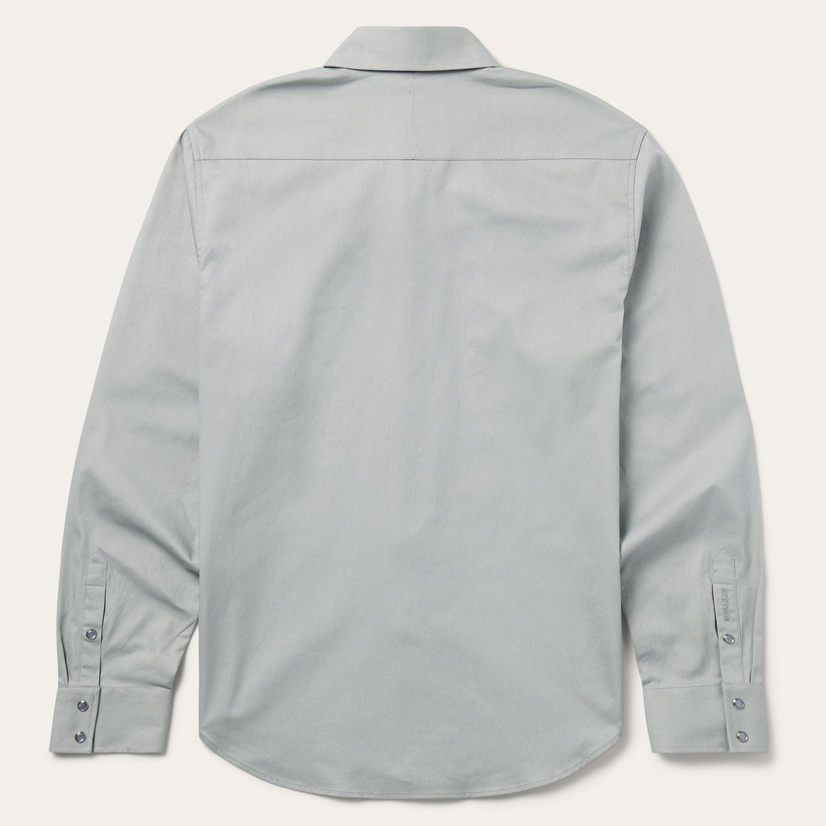 Brushed Twill Western Shirt Slate Green - Stetson