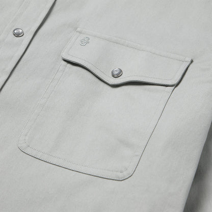 Brushed Twill Western Shirt Slate Green - Stetson