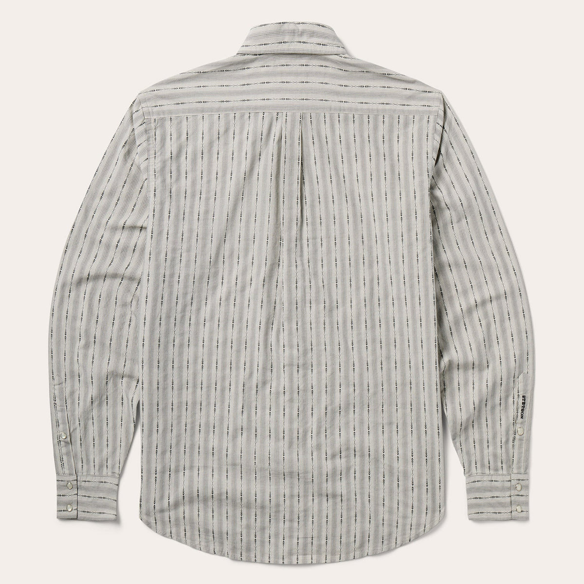 Dobby Stripe Shirt Tan - Stetson
