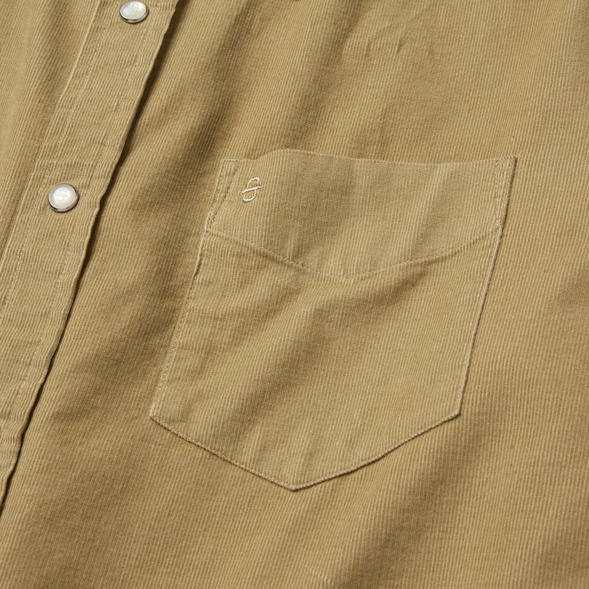 Baby Corduroy Western Shirt Tan - Stetson