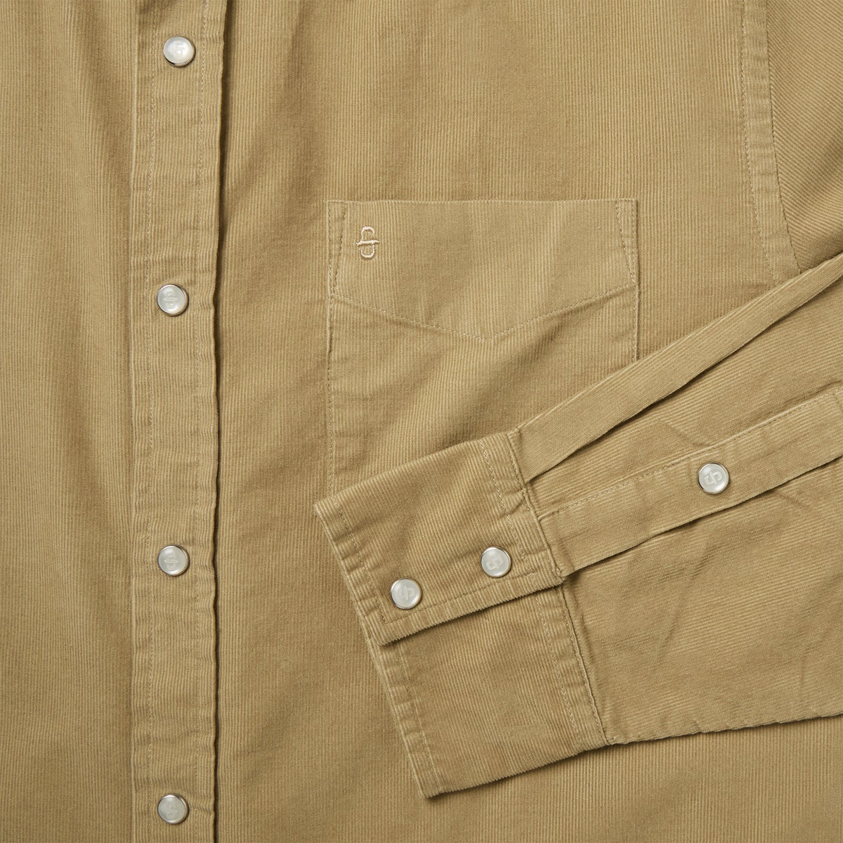 Baby Corduroy Western Shirt Tan - Stetson