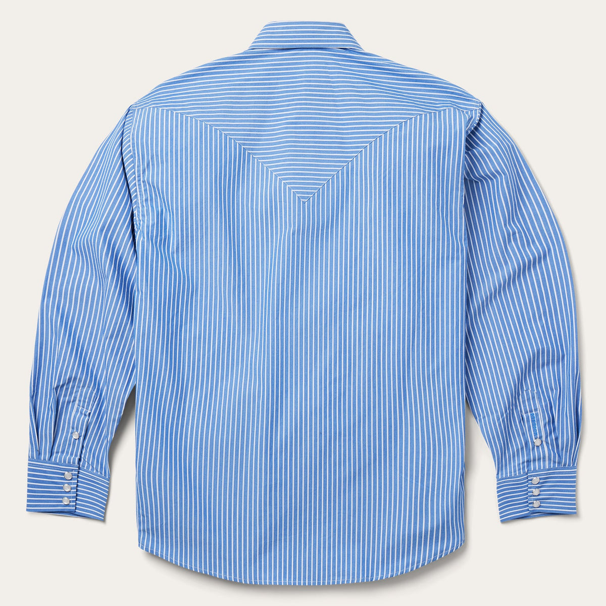 Blue Western Stripe Shirt Blue - Stetson