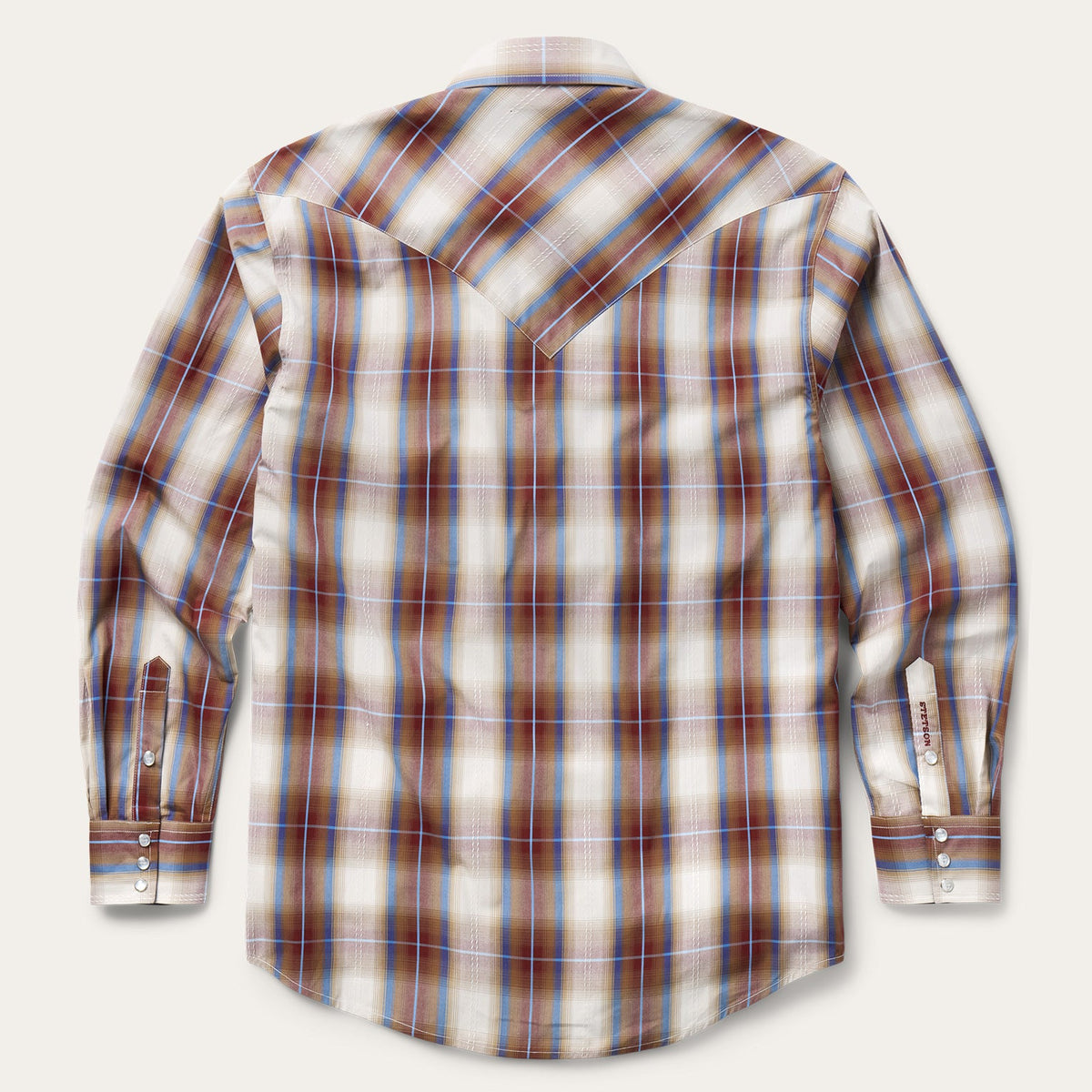 Forever Plaid Western Shirt Red - Stetson