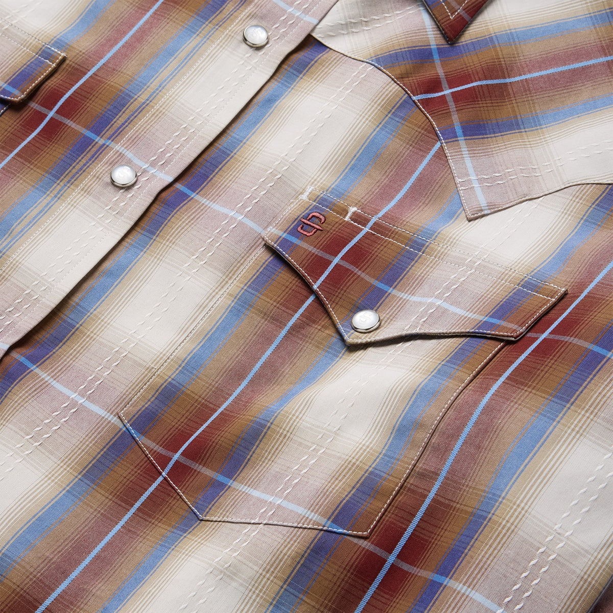Forever Plaid Western Shirt Red - Stetson