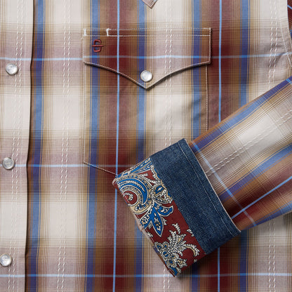 Forever Plaid Western Shirt Red - Stetson