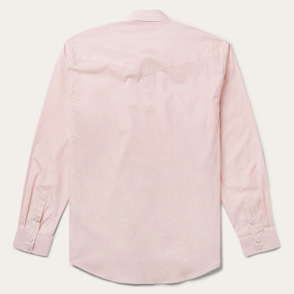 Pink End-On-End Western Shirt Pink - Stetson