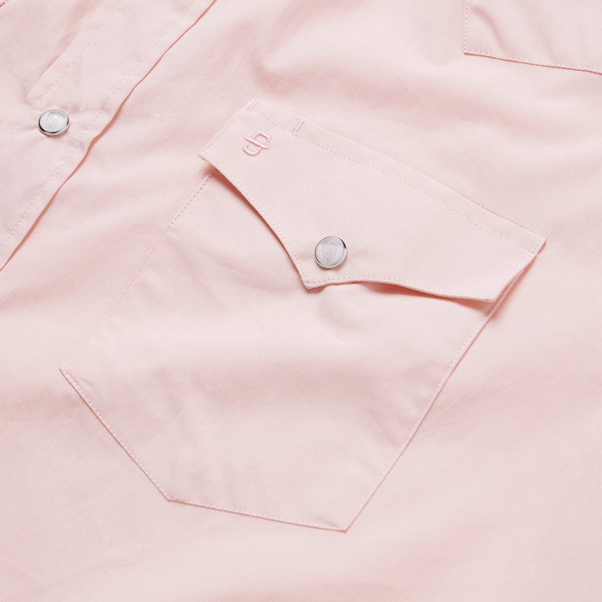 Pink End-On-End Western Shirt Pink - Stetson
