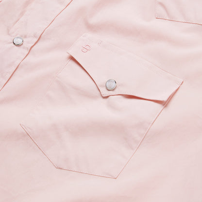 Pink End-On-End Western Shirt Pink - Stetson