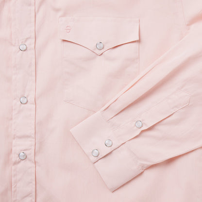 Pink End-On-End Western Shirt Pink - Stetson