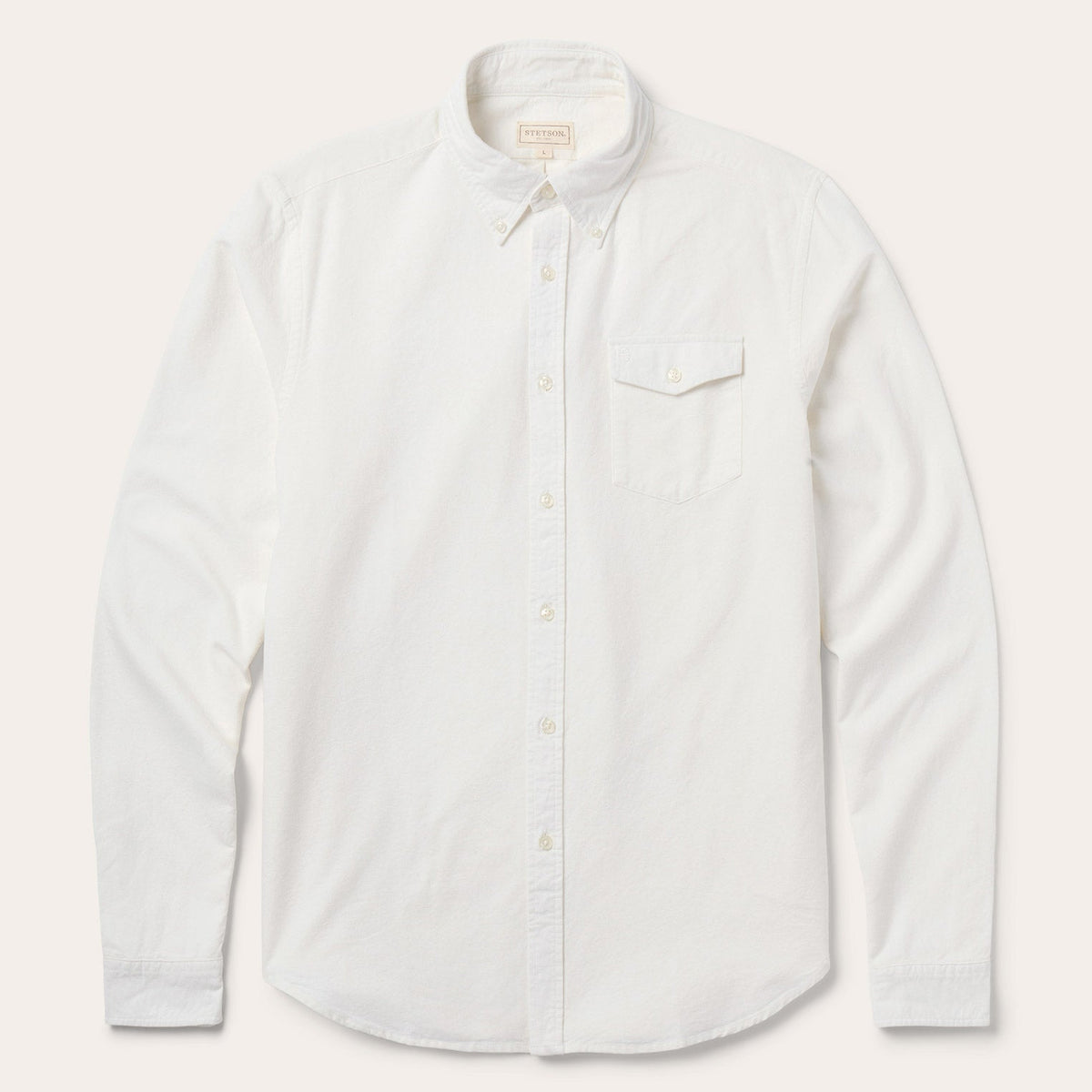 Oxford Button-Down Shirt White - Stetson