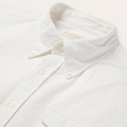 Oxford Button-Down Shirt White - Stetson