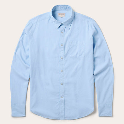 Pinpoint Oxford Shirt Blue - Stetson