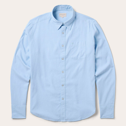 Pinpoint Oxford Shirt Blue - Stetson