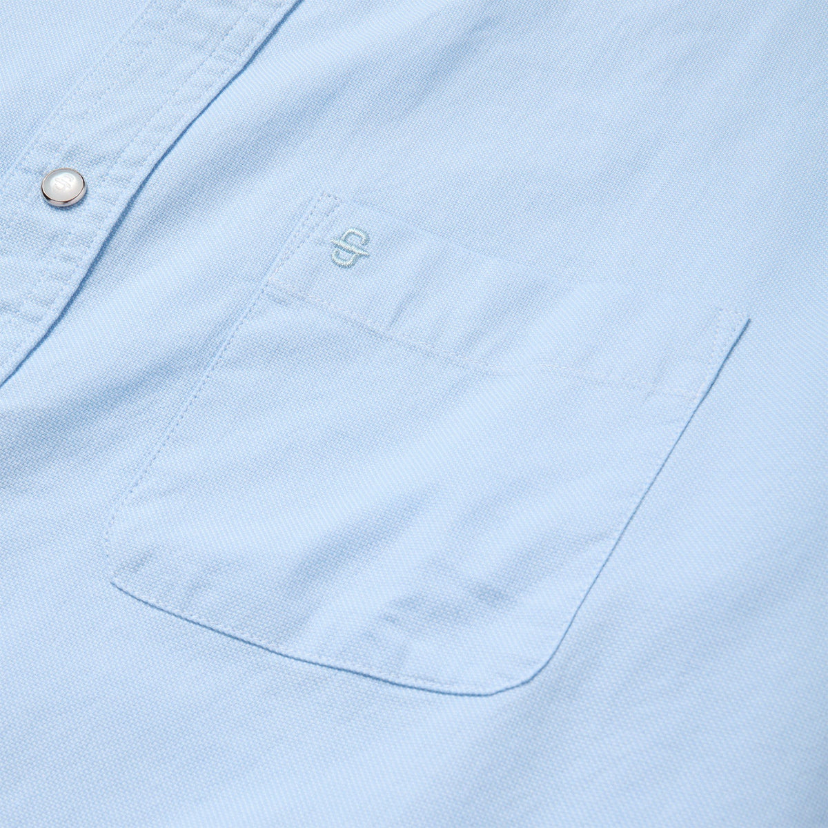 Pinpoint Oxford Shirt Blue - Stetson