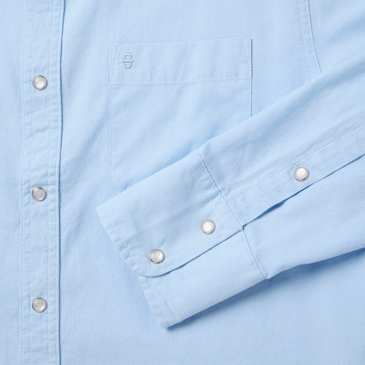 Pinpoint Oxford Shirt Blue - Stetson