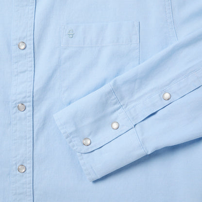 Pinpoint Oxford Shirt Blue - Stetson
